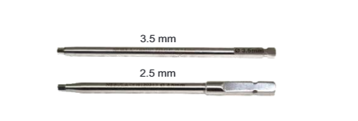 Broken Set Q.C. Screw Driver Hex Head	